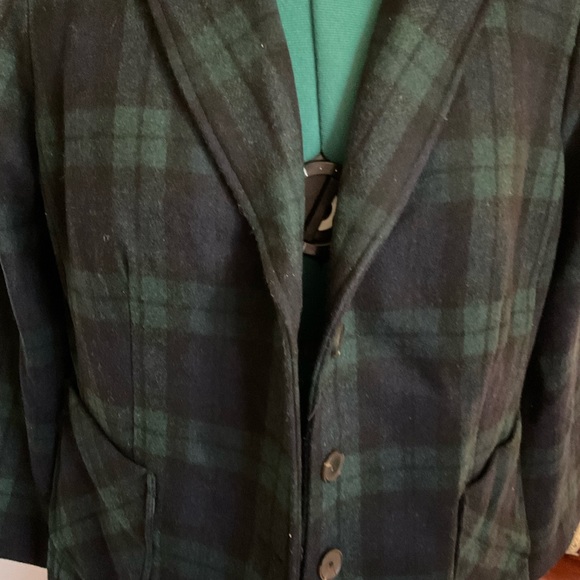 Wool Plaid Blazer - Picture 3 of 3